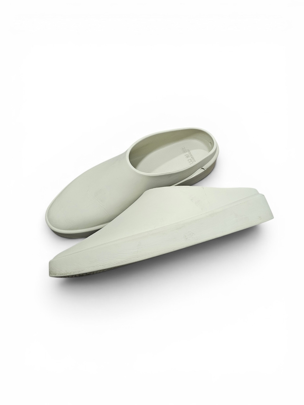 Fear of God Cream 'The California' Slip-On Clog Shoes - Picture 2 of 11